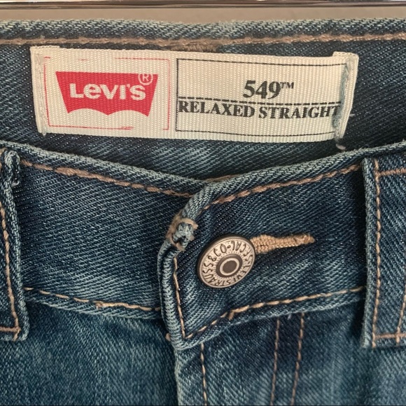 LEVI’S 549 Boys Relaxed Straight Leg Jeans Size 7X - Picture 2 of 12